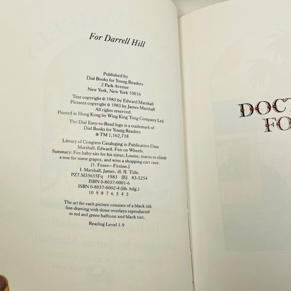 Fox On Wheels Book & Cassette Set By Edward Marshall & James Marshall - Picture 11 of 14